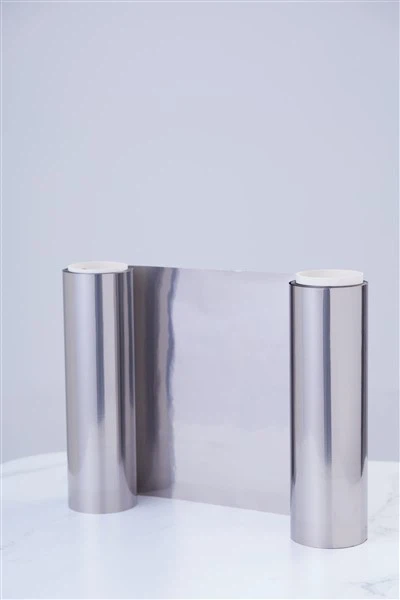 What is the Young's modulus of niobium foil?